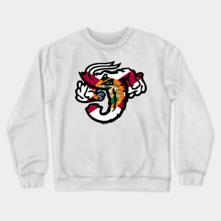 Jacksonville Jumbo Shrimp Florida Flag Crewneck Sweatshirt